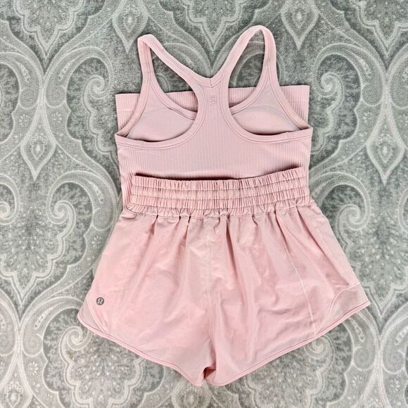 Womens Lululemon Strawberry Milkshake Ebb to Street and Hotty Hot Set - Picture 2 of 3